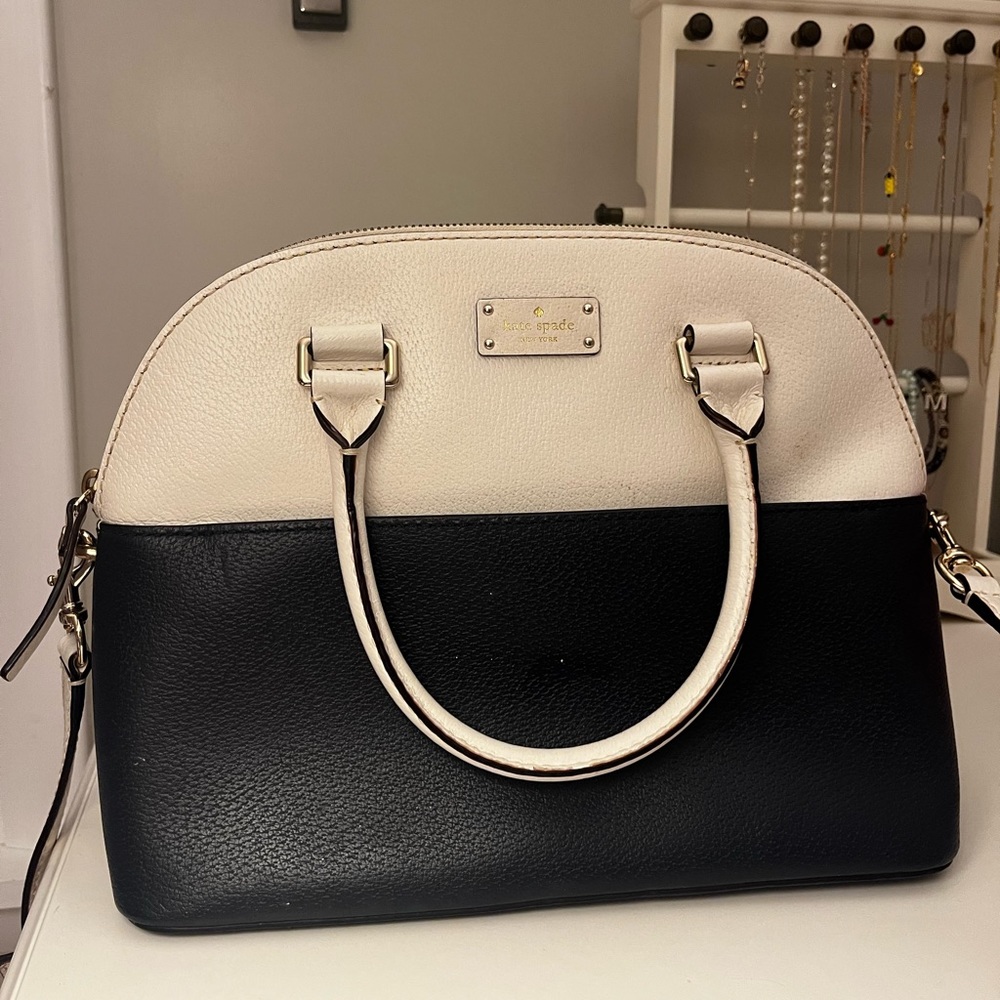 Navy + White Kate Spade Purse